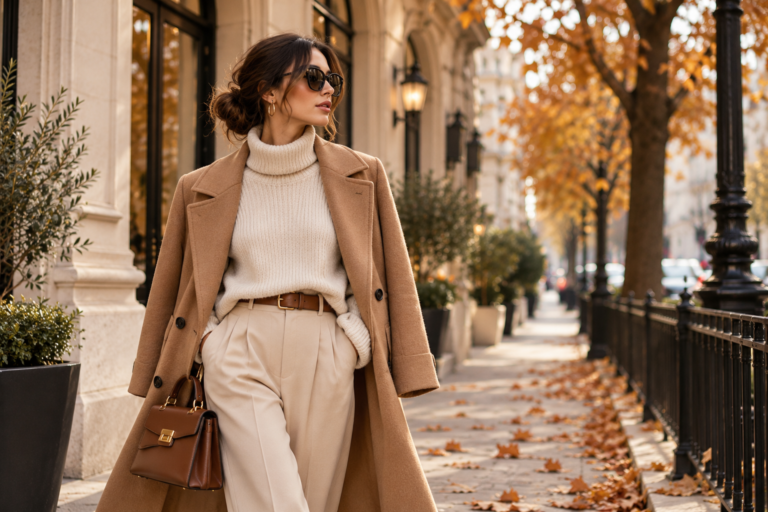 chic autumn street style editorial